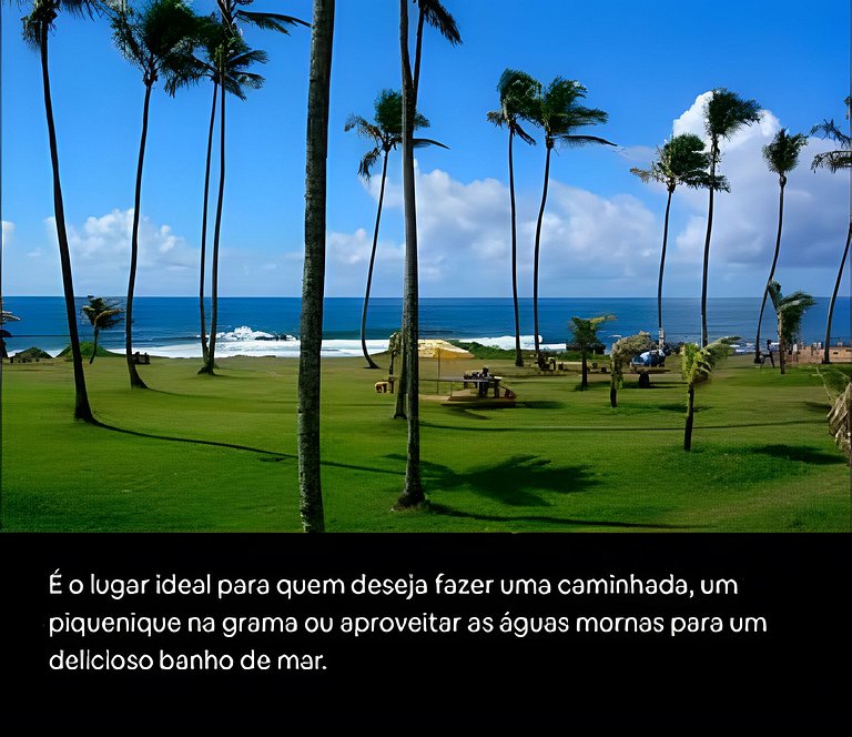 CA417 New Studio Vista Mar & Piscina no Rooftop