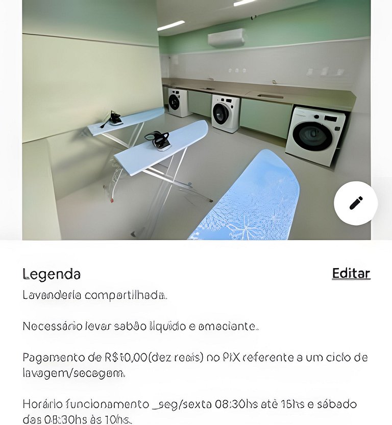 CA208 Studio com piscina no rooftop