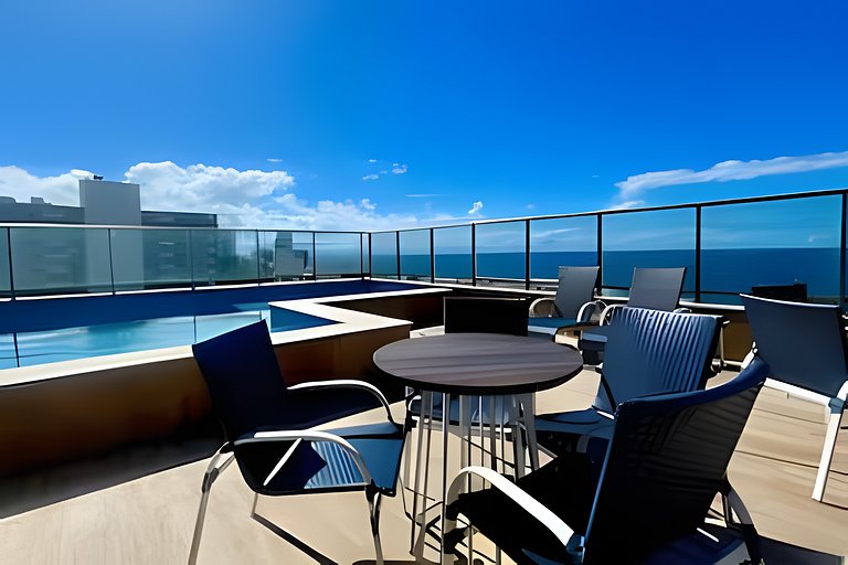 CA101 Studio Balanço do Mar & Piscina Rooftop