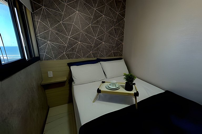 CA714 New Quarto/Sala Varanda Vista Mar