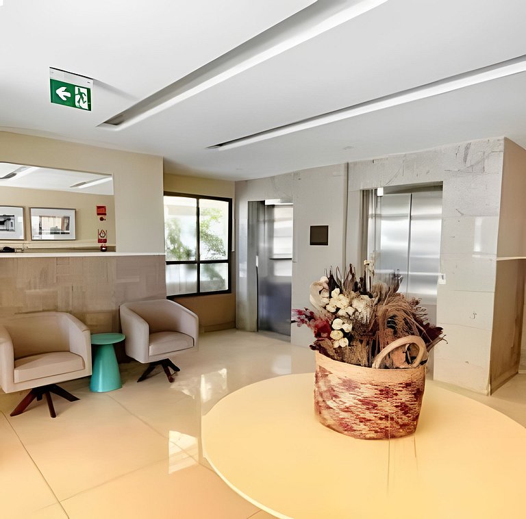 CA714 New Quarto/Sala Varanda Vista Mar