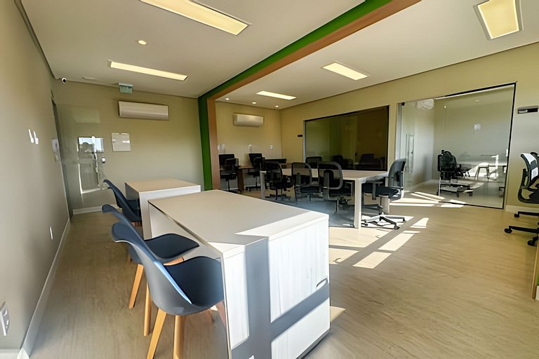 SC530 Studio com varanda e vista mar