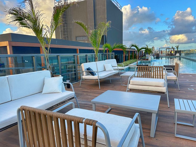 ART402 Studio com cozinha e studio no rooftop