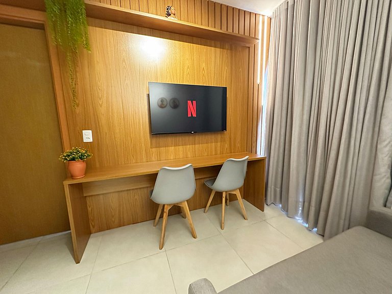 PP208 Quarto e Sala na melhor localização